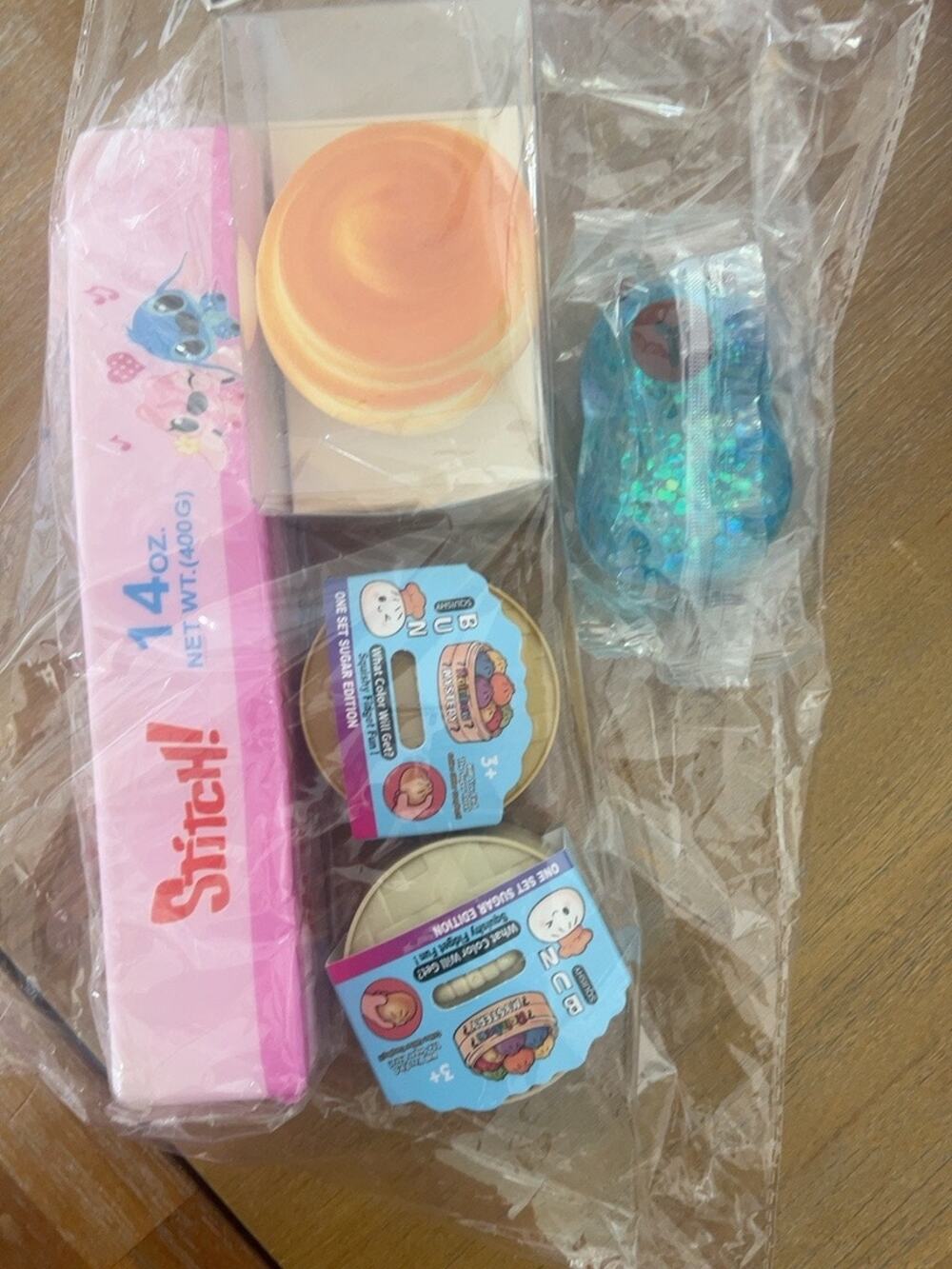 5-Piece Squishy Bundle – Stitch Butter, Mini Dumplings, Capybara & Scented Bread